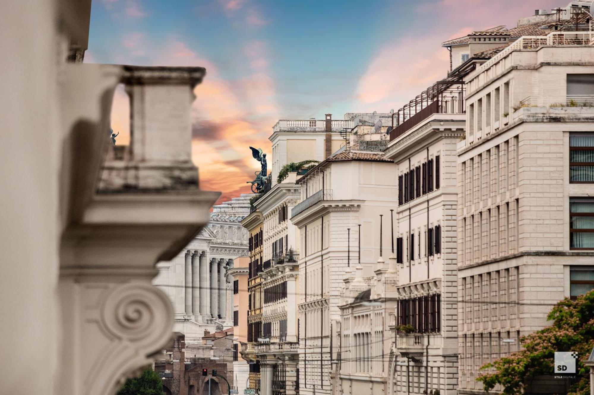 Hotel Boutique Nazionale Rome Bagian luar foto
